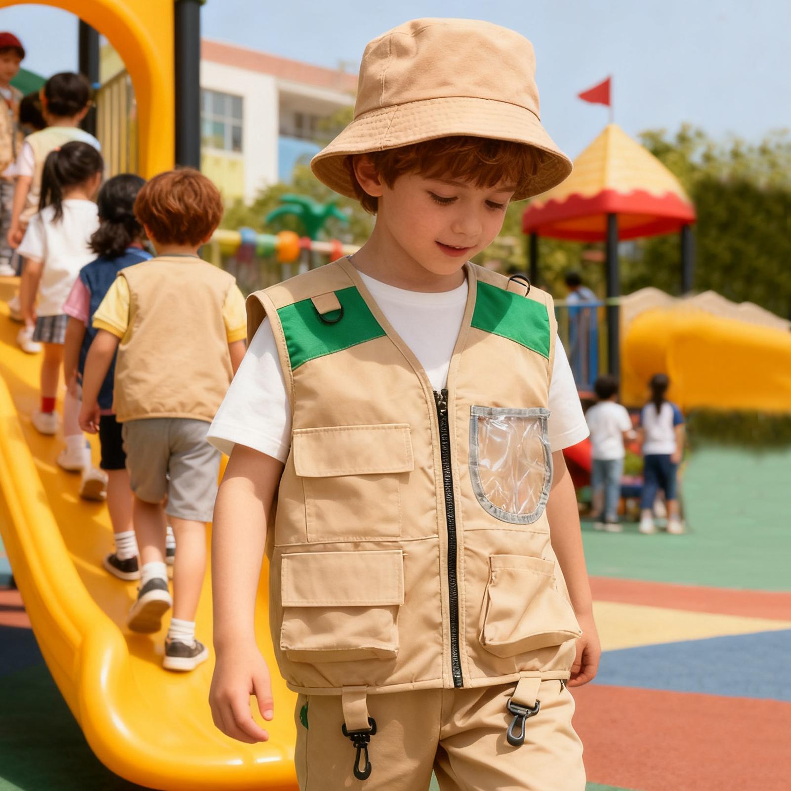 Kids Explorer hat and vest Cos - Outdoor Adventure Outfit review and price