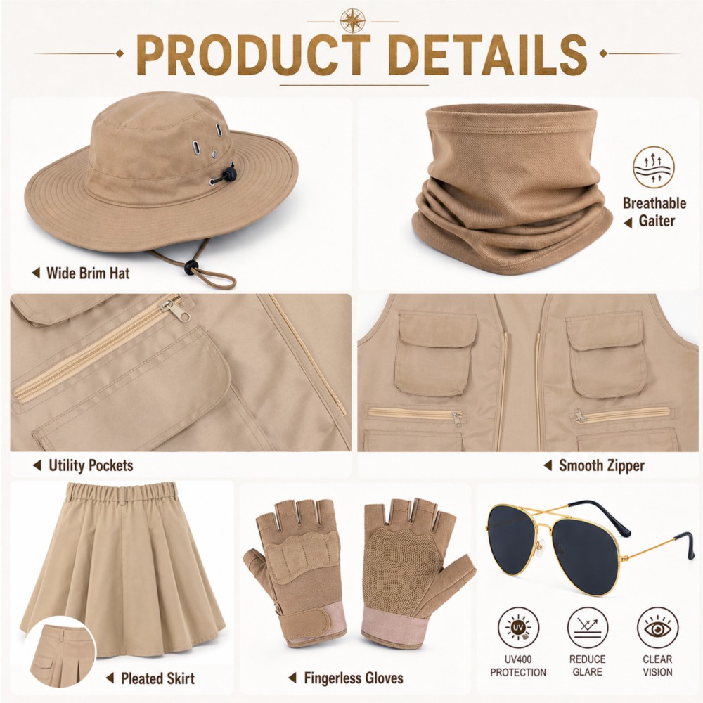 Outdoor Explorer Clothing Hat  - Outdoor Adventure Outfit review and price