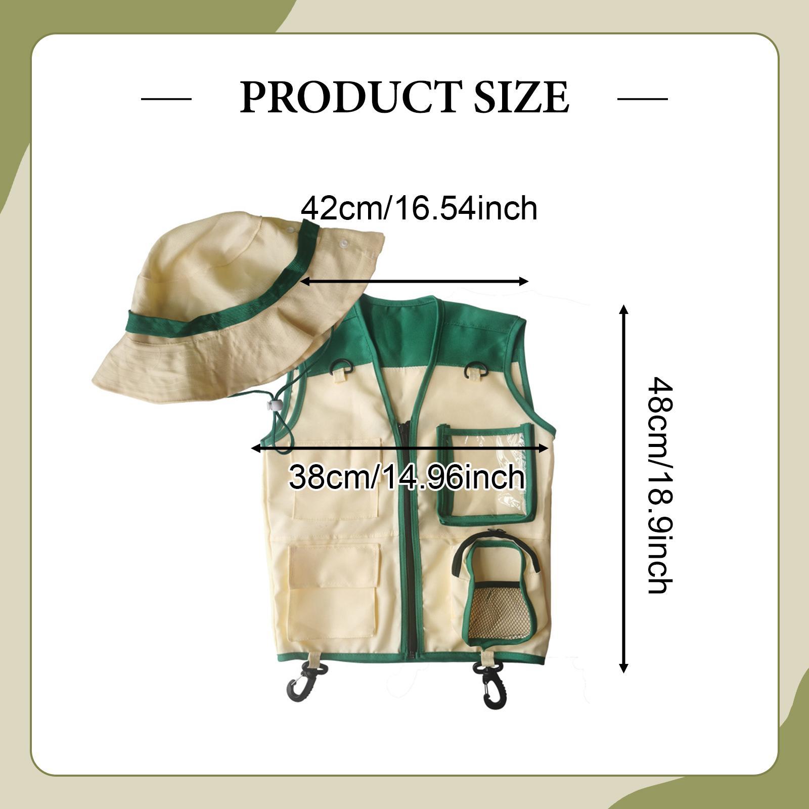 Kids Explorer Vest and Hat Pre - Outdoor Adventure Kit For Kids review and price
