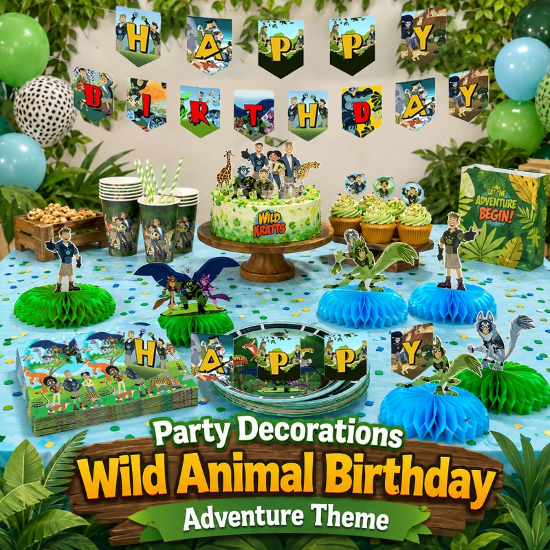 Wild Kratts Birthday Picnic Po - Outdoor Adventure Birthday Party review and price